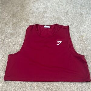 Gymshark Burgundy Sleeveless Top